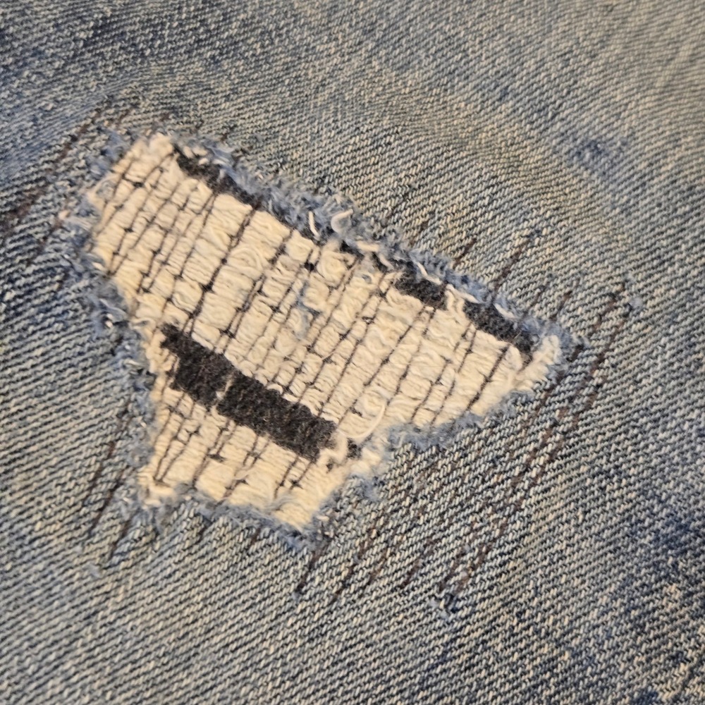 Polo Ralph Lauren Sullivan Slim Distressed Jeans Mens 34x34 Medium Wash Denim - Picture 6 of 14